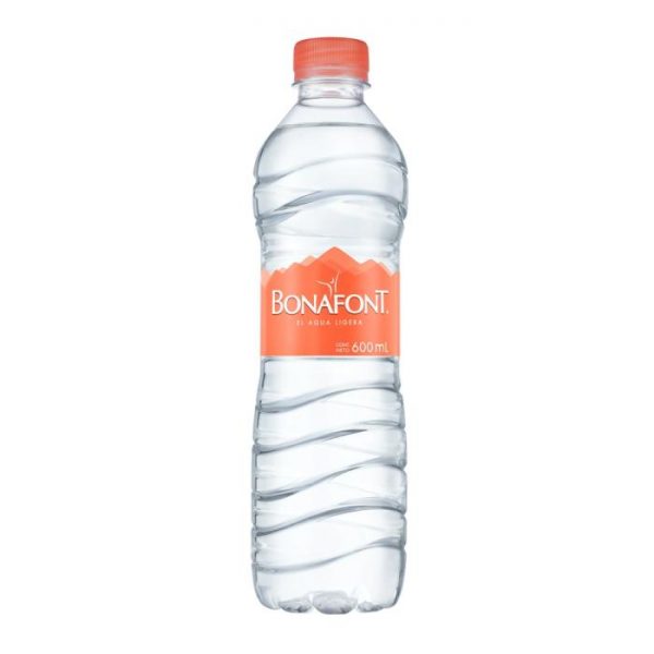 Agua Bonafont botella de 600 ml