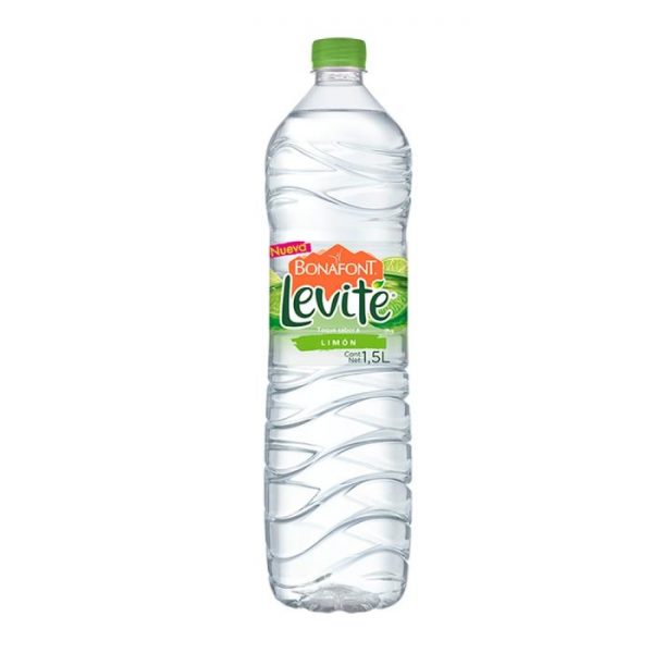 Agua de sabor Bonafont Levité limón 1.5 litros