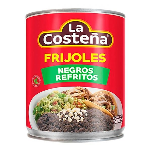 Frijoles bayos refritos La Costeña 580 g