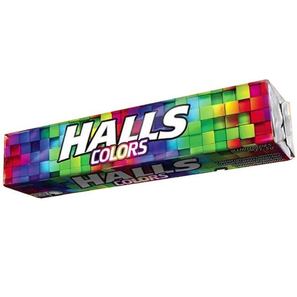 Pastillas colors Halls 25.2 gr
