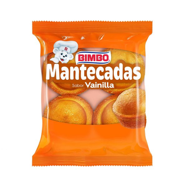 Mantecadas de vainilla Bimbo 187 gr