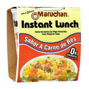 Sopa instantánea Maruchan sabor carne de res 64 gr