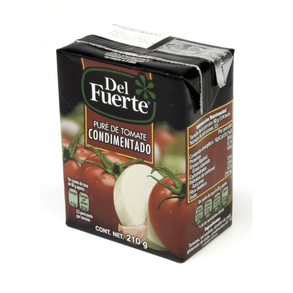Puré de tomate Del Fuerte condimentado 210 gr