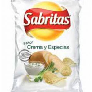 Botana Papas Sabritas crema y especias 50 gr