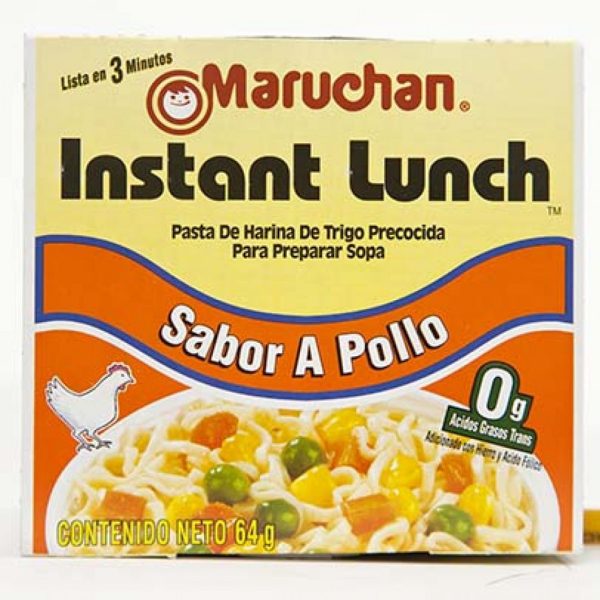 Sopa instantánea Maruchan sabor pollo 64 gr