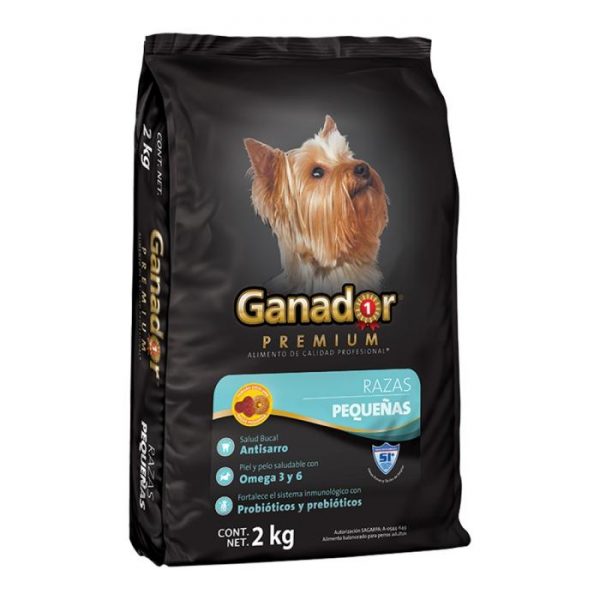 Alimento para Perro Ganador premium adulto raza pequeña kg