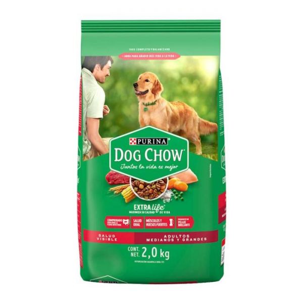 Alimento para perro Dog Chow Extra Life adultos medianos y grandes por kg