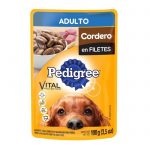 Alimento para perro Pedigree cordero en filetes adulto 100 g