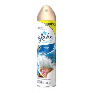 Aromatizante ambiental Glade odisea azul en aerosol 400 ml