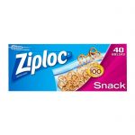 Bolsas herméticas Ziploc Snack 40 pzas