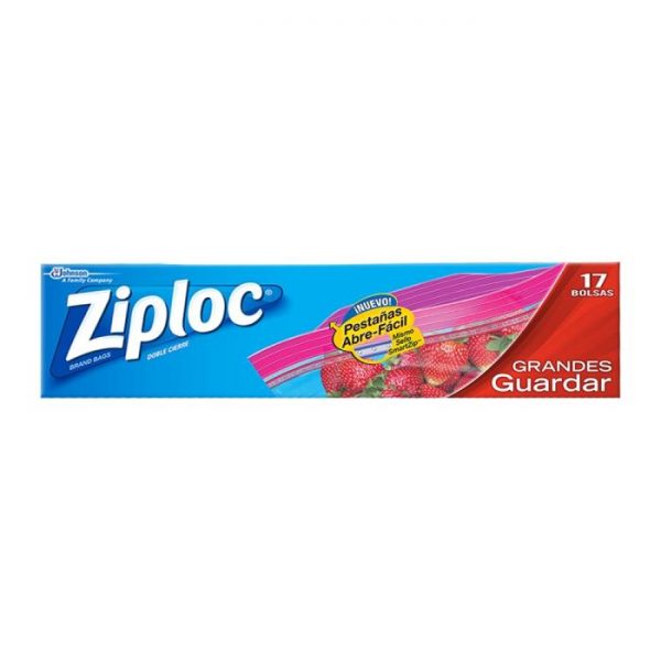 Bolsas herméticas Ziploc grandes doble cierre 17 pzas