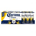 Cerveza clara Corona extra 12 latas de 355 ml c/u