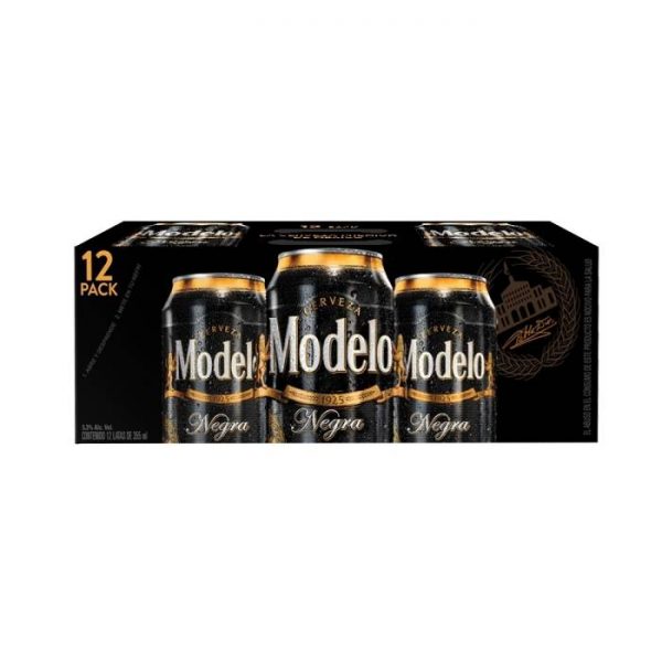 Cerveza oscura Negra Modelo 12 latas de 355 ml c/u