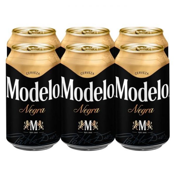 Cerveza oscura Negra Modelo 6 latas de 355 ml c/u