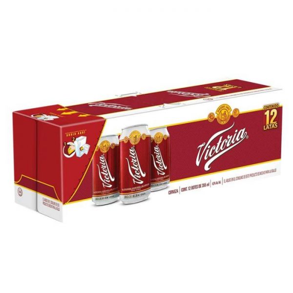 Cerveza obscura Victoria 12 Latas de 355 ml c/u