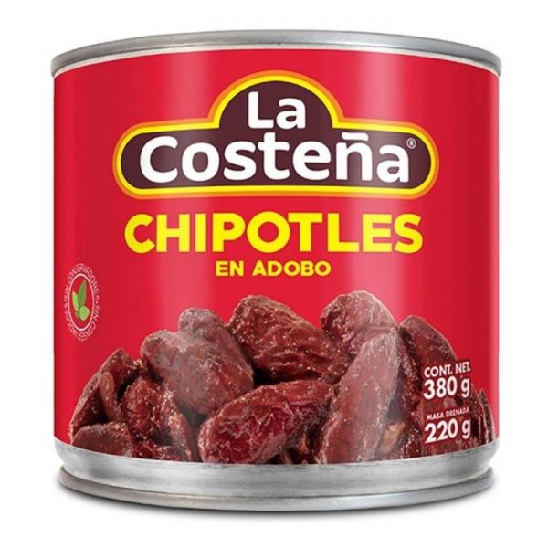 Chiles chipotles La Costeña en adobo 380 g