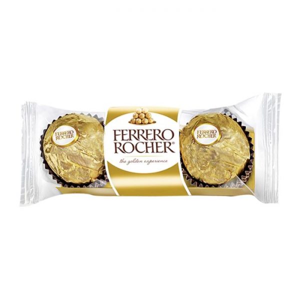 Chocolate Ferrero Rocher relleno con trozos de avellanas 37.5 g
