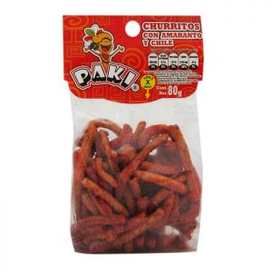 Churritos Paki con amaranto y chile 80 g