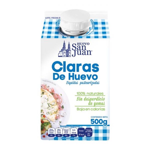 Clara de huevo San Juan líquida 500 g