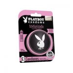 Condones Playboy texturizado 3 pzas