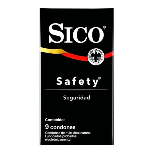 Condones Sico Safety 9 pzas