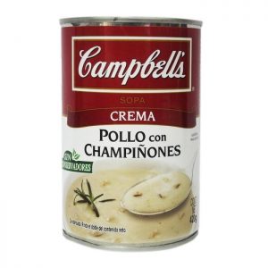 Crema Campbell's de pollo con champiñones 420 g