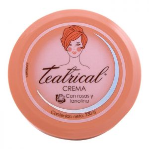 Crema corporal Teatrical con rosas y lanolina 230 g