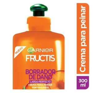 Crema para peinar Garnier Fructis borrador de daño