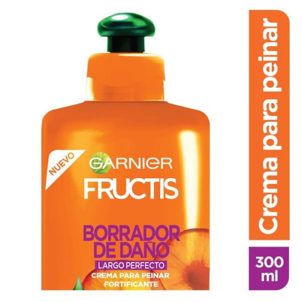Crema para peinar Garnier Fructis borrador de daño