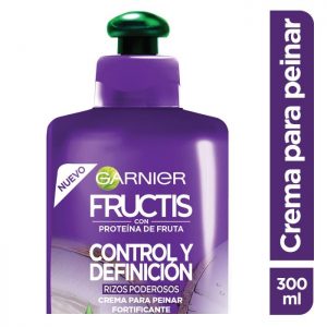 Crema para peinar Garnier Fructis control rizos