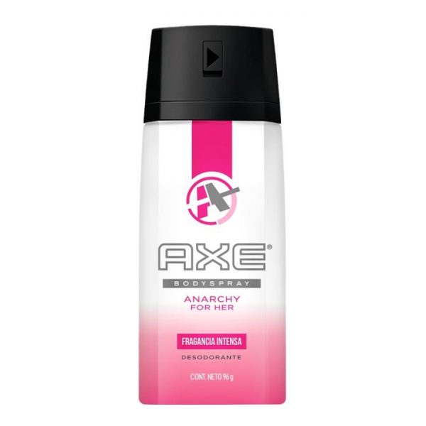 Desodorante Axe anarchy en aerosol para dama 96 g