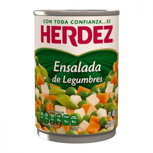 Ensalada de legumbres Herdez en lata 400 g