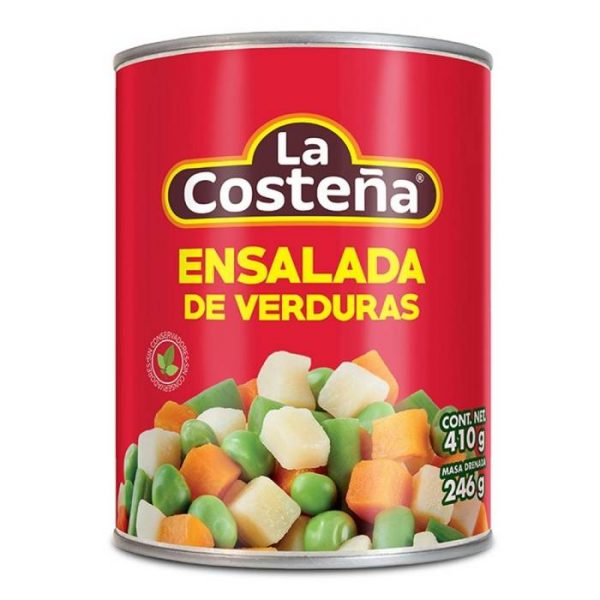 Ensalada de verduras La Costeña 410 g