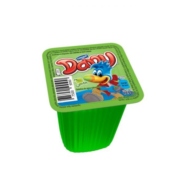 Gelatina de agua Dany sabor limón 125 g