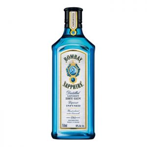 Ginebra Bombay Sapphire dry vapour infused 750 ml