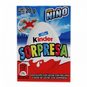 Huevo de chocolate Kinder Sorpresa para niño 20 g