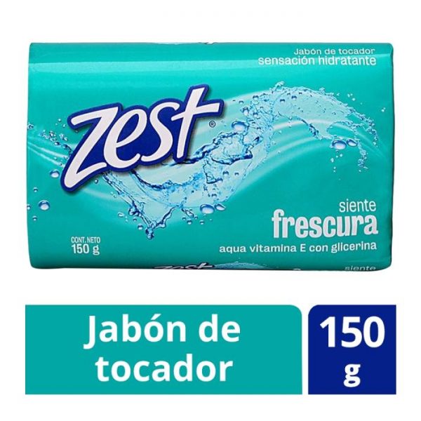 Jabón de tocador Zest sensación hidratante 150 g