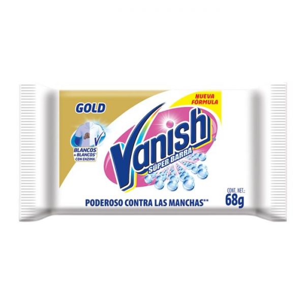 Jabón en barra Vanish Gold superbarra con enzima 68 g