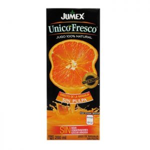 Jugo de naranja Jumex Unico Fresco 200 ml