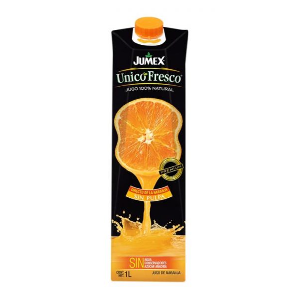 Jugo de naranja Jumex Unico Fresco con pulpa 1 l
