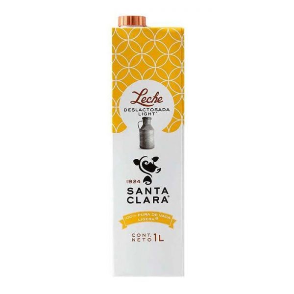 Leche Santa Clara light deslactosada 1 l