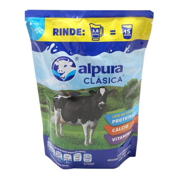 Leche en polvo Alpura clásica 460 g