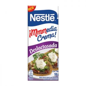 Media crema Nestlé deslactosada 190 g