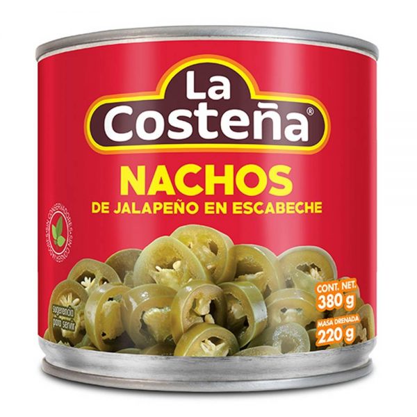 Nachos de jalapeño La Costeña en escabeche 380 g