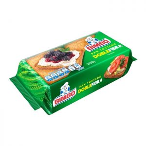 Pan tostado Bimbo doble fibra 250 g