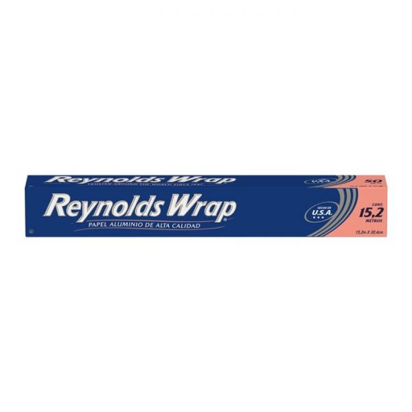 Papel aluminio Reynolds Wrap 15 m x 30 cm