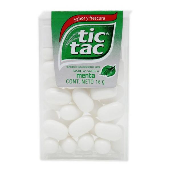 Pastillas Tic Tac sabor menta 16 g