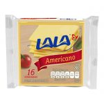 Queso amarillo Lala americano 16 rebanadas 288 g