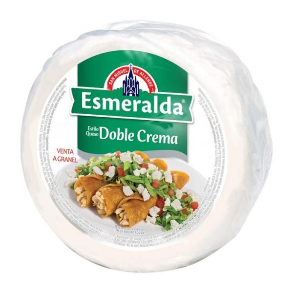 Queso doble crema Esmeralda por kg
