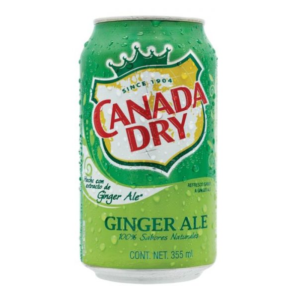 Refresco Canada Dry sabor ginger ale lata de 355 ml